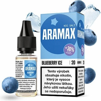 Aramax Salt Blueberry Ice 10 ml 10 mg
