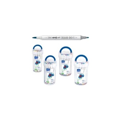 SpreeArt Маркери двувърхи Soft Art Brush 48 цвята