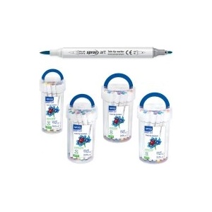 SpreeArt Маркери двувърхи Soft Art Brush 48 цвята
