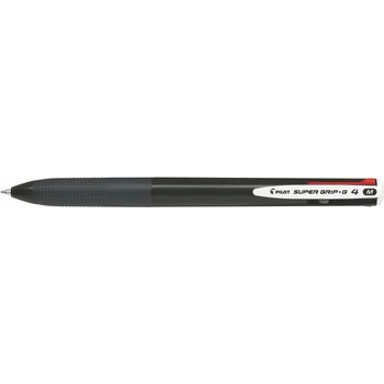 Pilot Химикалка, 0, 27 мм, с бутон, черна, PILOT "Super Grip G", четири цвята BPKGG-35M-B (BPKGG-35M-B)