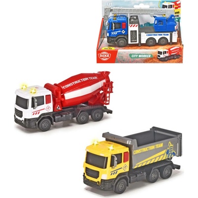 Dickie Go Real Stavební autíčko City Worker 17 cm 3 druhy