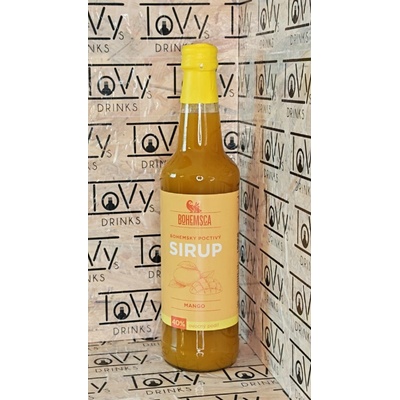 Bohemsca ovocný sirup mango sklo 500 ml
