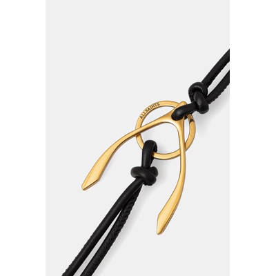 AllSaints ключодържател дамски от кожа WISHBONE (W716XD)
