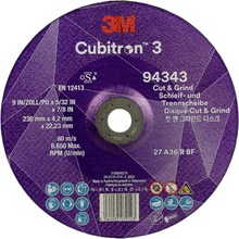 3M Cubitron Ohrubovací kotúč 230 x 22.23 mm 94343 10 ks