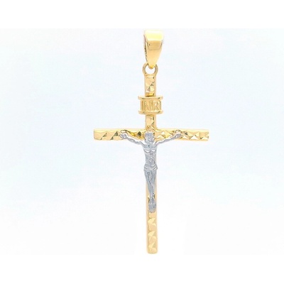 Šperk Holíč Zlatý prívesok kríž ZPV246