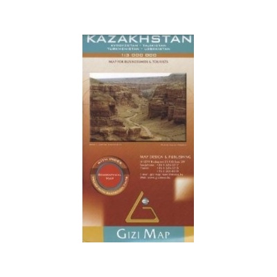 Kazakhstan Geographical Map 1 : 3 000 000
