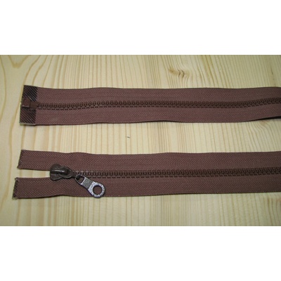 Zips kostenný hnedá 5mm deliteľný 45cm