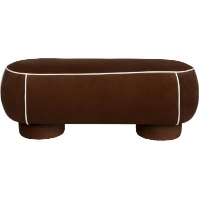 White Label Living Taburet Marina L 121 cm červený