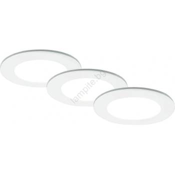 Briloner - К-кт 3x LED Лампа за вграждане в баня LED/4W/230V IP44 бял (BL1865)