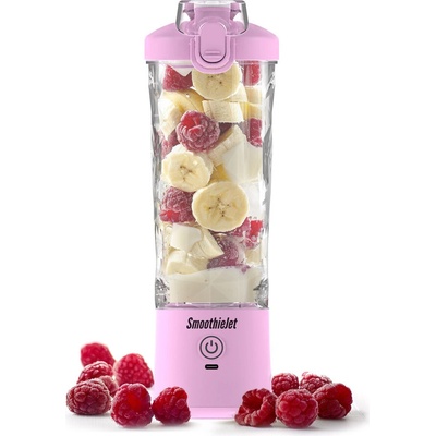 SmoothieJet prenosný USB smoothie 600 ml vodeodolný Ružová