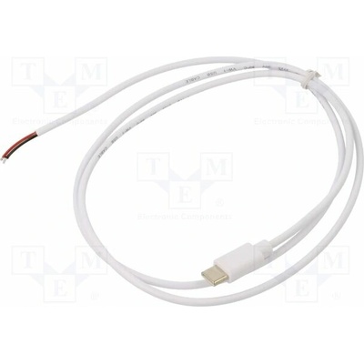 Akyga AK-SC-40 servisní USB C vidlice 1m bílý