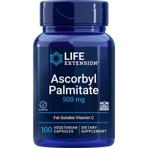Life Extension Ascorbyl Palmitate/ Аскорбил Палмитат 500 mg х 100 капсули (01533 LE)