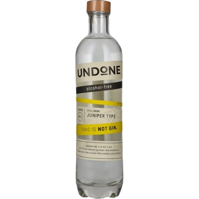 Undone No.2 Not Gin 0% 0,7 l (čistá fľaša)