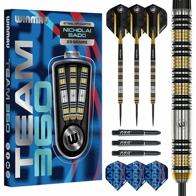 Winmau Team 360 Nicholai Bado 90% 23g steel