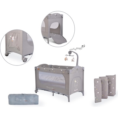 Cangaroo Бебешка кошара Cangaroo - Once upon a time 2, сива (108440)