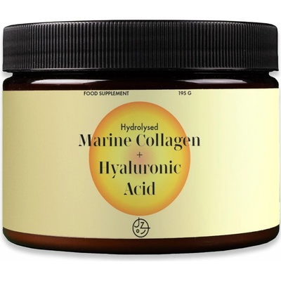 Jíme zdravě Hydrolyzovaný rybí kolagen s kyselinou hyaluronovou a vitamíny C a E mango 195 g – Hledejceny.cz