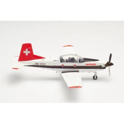 Herpa Pilatus PC-7 Turbo Trainer Schweizerische Luftverkehrsschule 1:72