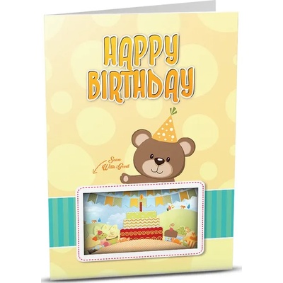 iGreet Картичка iGreet Рожден ден с Мечо (HB006)