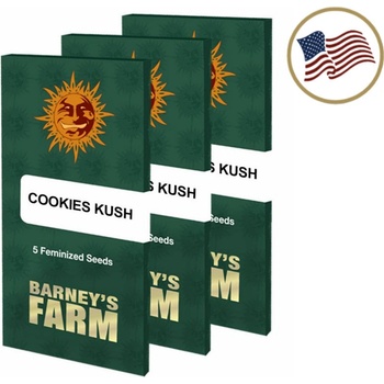 Barney's Farm Cookies Kush semena neobsahují THC 3 ks