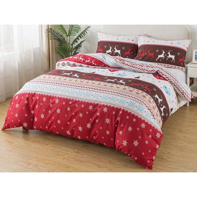 Xpose flanel povlečení SANTA 140x200 70x90 – Zbozi.Blesk.cz