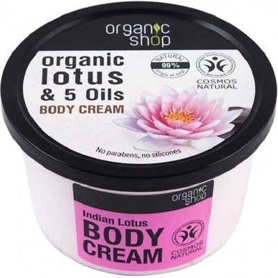 Organic Shop Крем за тяло Lotus, 250 ml