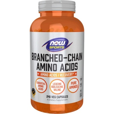 NOW Branched Chain Amino Acids / BCAA [240 капсули]