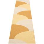 Pappelina Пътека за открито и закрито в цвят жълта охра 70x270 cm Hill Ochre Pale Yellow - Pappelina (HI5B727)
