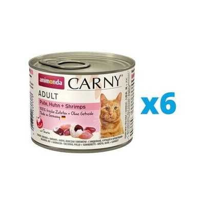 ANIMONDA Karma Carny Adult morka/kura/krevety 6 x 200 g