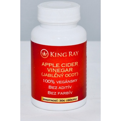 Kingray APPLE CIDER VINEGAR jablčný ocot 60 kapsúl