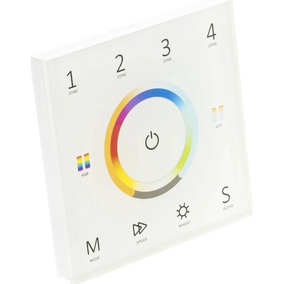 T-LED Bezdrátový nástěnný ovladač dimLED ALLMIX Barva:: bílá 069240