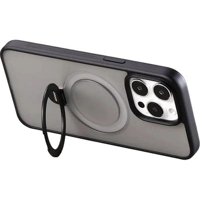 JOYROOM Магнитен кейс Joyroom JR-BP004 за iPhone 15 Pro Max, черен (JR-BP004 iP15 Pro Ma)