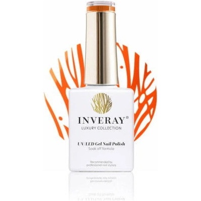 Inveray Uv Led gel lak clementine 134 10 ml