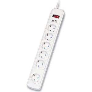 Roline SURGE Protector 6x, 1.8m, White (19.07.1606)