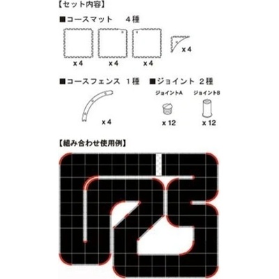 Kyosho Mini-Z Grand Prix Circuit 50 Large Corner Set 16pcs