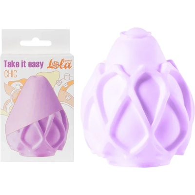 Мастурбатор, оребрен тунел и мек материал - Take it Easy Chic Purple (9022-04LOLA)