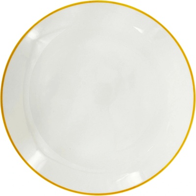 by inspire Dezertní porcelánový talíř Linea Yellow, 19 cm, žlutá linka