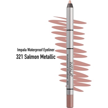 IMPALA молив за очи, Водоустойчив, Номер 321, Salmon Metallic