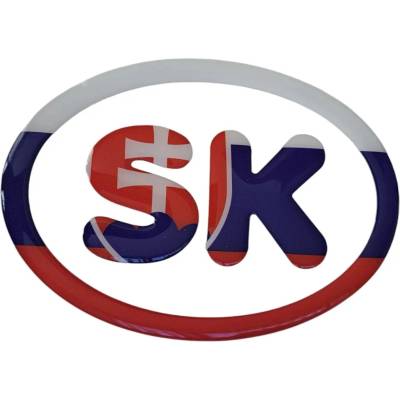 SK obrysové veľké vlajka výrez
