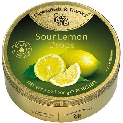 Cavendish & Harvey Sour Lemon Drops kyselý citron 200 g