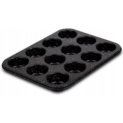 NAVA Forma na muffiny granitová 12 CUPCAKŮ nepřilnavá NATURE 35 cm