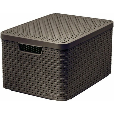 Curver Style úložný box hnědá/tmavá 33 cm, 24.8 cm, 44.5 cm