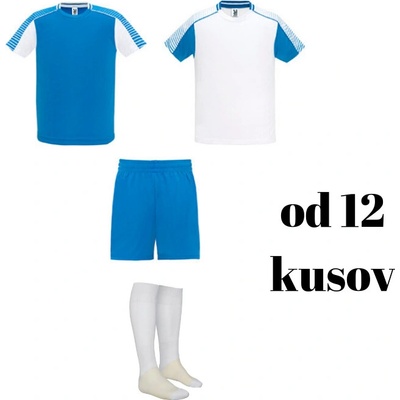 Roly Futbalová sada Juve pre celé mužstvo biela kráľovská modrá 12 hráčskych setov
