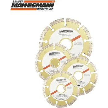 B. mannesmann Сегментиран диамантен диск за бетон и др. 125 мм / mannesmann 1245-125 / (m 1245-125)