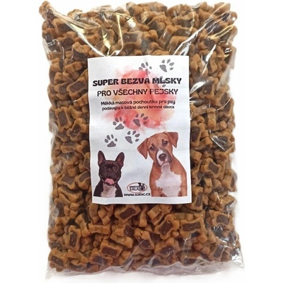 Salač Kostičky MAXI DUO jehně & rýže sáček poloměkký pamlsek 2,5 kg