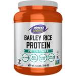 NOW Barley Rice Protein Powder [680 грама] Неовкусен
