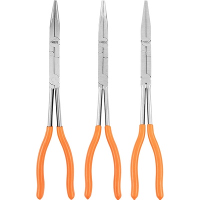NEO TOOLS Kleště CRV s dvojitým kloubem sada 3 ks. – Hledejceny.cz