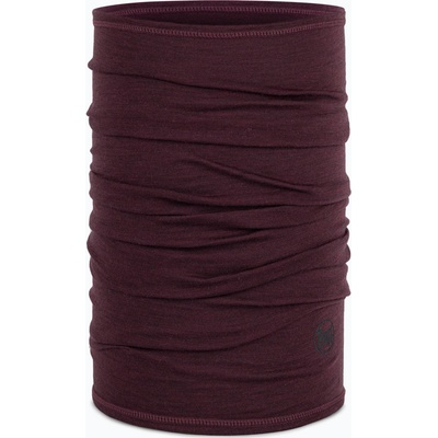 Buff Lightweight Merino Wool solid garnet