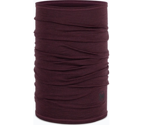Buff Lightweight Merino Wool solid garnet