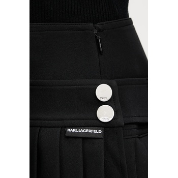 Karl Lagerfeld Пола Karl Lagerfeld в черно къса разкроена A3W12022 (A3W12022)
