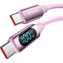 Toocki TXCTT1- XX04-B2 USB-C na USB-C, 2m, růžový